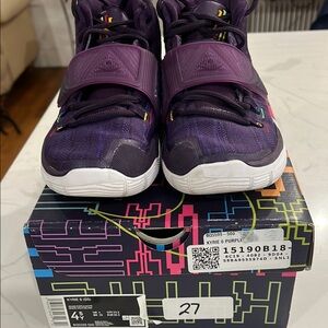 Nike Kids Kyrie 8 Purple Basketball Shoes